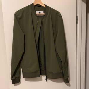 NN07 ‘Kai’ Olive Green Bomber Jacket